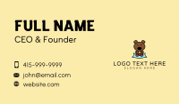 Teddy Bear Pillow  Business Card Preview