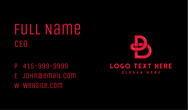 Creative Company Letter B Business Card Design Image Preview