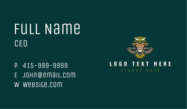 Bull General Master Business Card Design Image Preview