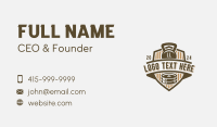 Gym Weights Workout Business Card Preview