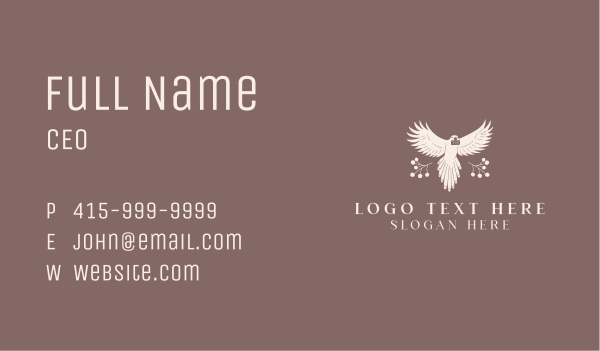 Dove Bird Mail Envelope Business Card Design Image Preview