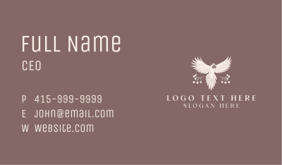 Dove Bird Mail Envelope Business Card Image Preview