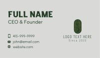 Leaf Landscaping Hand Business Card Image Preview