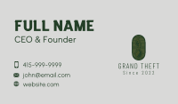 Leaf Landscaping Hand Business Card Image Preview