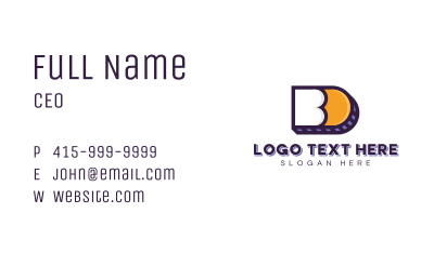 Generic Studio Letter BD Business Card Image Preview