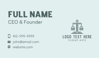 Law Justice Scale Business Card Image Preview