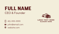 Vintage Truck Mover Business Card Image Preview