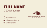 Vintage Truck Mover Business Card Image Preview
