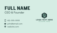 Creative Startup Letter G Business Card Design