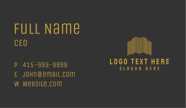 Building Contractor Real Estate Business Card Design Image Preview