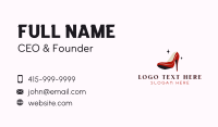 Stiletto Fashion Shoe Business Card Image Preview