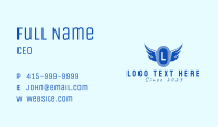 Wing Emblem Letter Business Card Image Preview