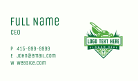 Landscaping Grass Mower Business Card Image Preview