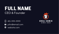 Mohawk Skull Punk Business Card Image Preview