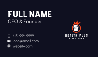 Mohawk Skull Punk Business Card Image Preview