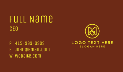 Golden Circle Symbol Business Card Image Preview
