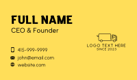 Fast Cargo Truck Business Card Preview