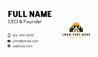 Outdoor Cabin Camp Business Card Image Preview