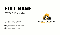 Outdoor Cabin Camp Business Card Design