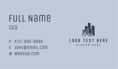 Building Real Estate Business Card Image Preview