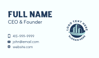 Paint Brush City Building Business Card Image Preview