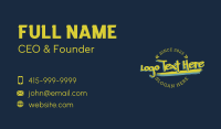 Graffiti Badge Wordmark Business Card Image Preview