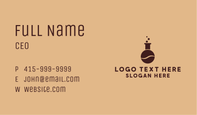 Coffee Bean Laboratory Business Card Image Preview