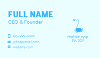 Blue Bird Note  Business Card Image Preview