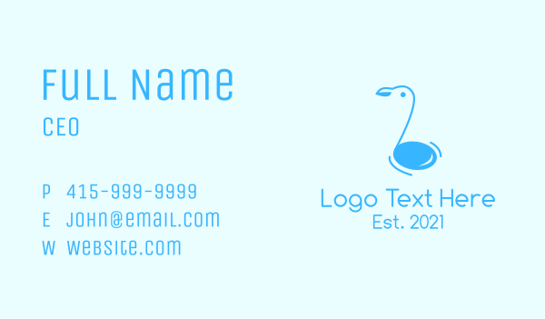 Blue Bird Note  Business Card Design Image Preview