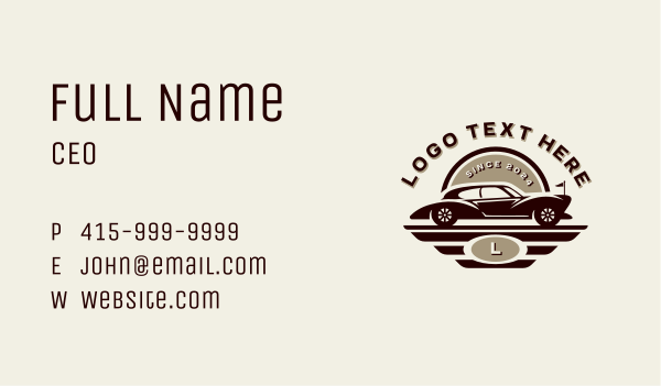 Transport Vehicle Auto Business Card Design Image Preview