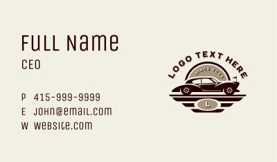 Transport Vehicle Auto Business Card Image Preview