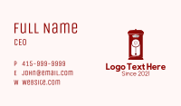 Mailbox Clock Business Card Image Preview