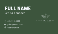 Organic Ornament Candle Business Card Design