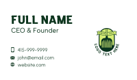 Rake Grass Backyard Business Card Preview