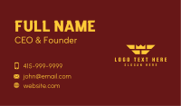 Royalty Crown Wings Business Card Image Preview