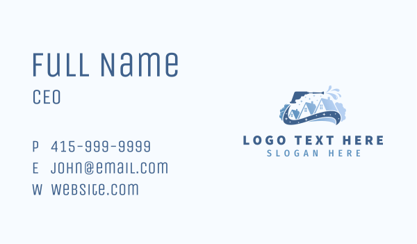 Homes Pressure Washing Business Card Design Image Preview