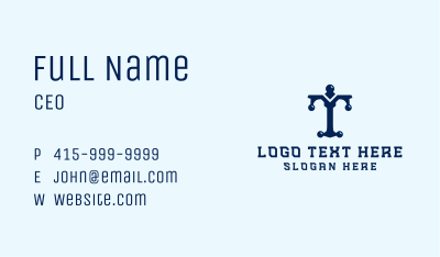 Letter T Consulting  Business Card Image Preview