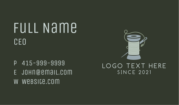 Crochet Yarn Thread  Business Card Design Image Preview