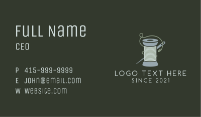 Crochet Yarn Thread  Business Card Image Preview