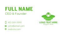 Green Tennis Court Business Card Image Preview