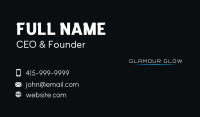 Innovative Cyber Game  Business Card Design