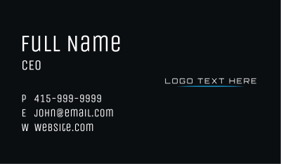 Innovative Cyber Game  Business Card Image Preview