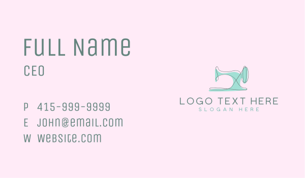 Clothing Alteration Repair Business Card Design Image Preview