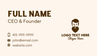 Heart Beard Man Business Card Image Preview