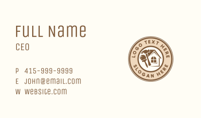 Residential Remodeling Contractor Business Card Image Preview