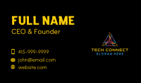 Triangle Tech Media Business Card Image Preview