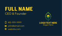 Leaf Eco Bulb Business Card Image Preview