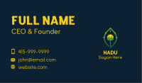 Leaf Eco Bulb Business Card Image Preview
