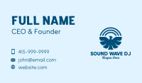 Blue Flying Bird  Business Card Image Preview