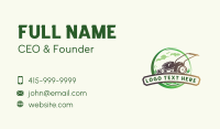 Lawn Grass Cutter Business Card Preview